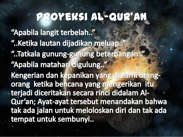 Proses Terjadinya Hari Kiamat