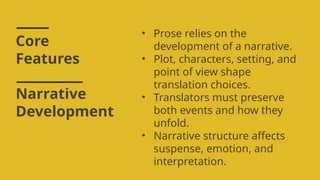 Comprehensive Guide to Prose Translation: Techniques and Challenges | PPTX