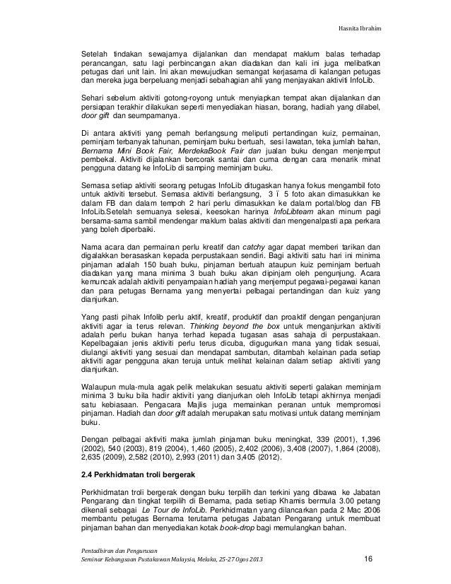 Contoh Evidens Pinjaman Buku Teks