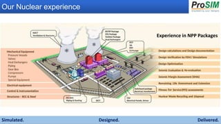 ProSIM engineering consultancy offerings to nuclear power sector | PPTX