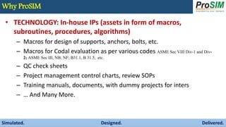 ProSIM engineering consultancy offerings to nuclear power sector | PPTX