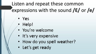 English vowel and diphthong sounds. Stress and unstress syllables | PPTX
