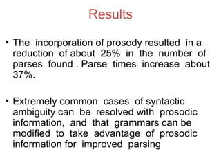 Introduction to Prosodic features of speech and text | PPT