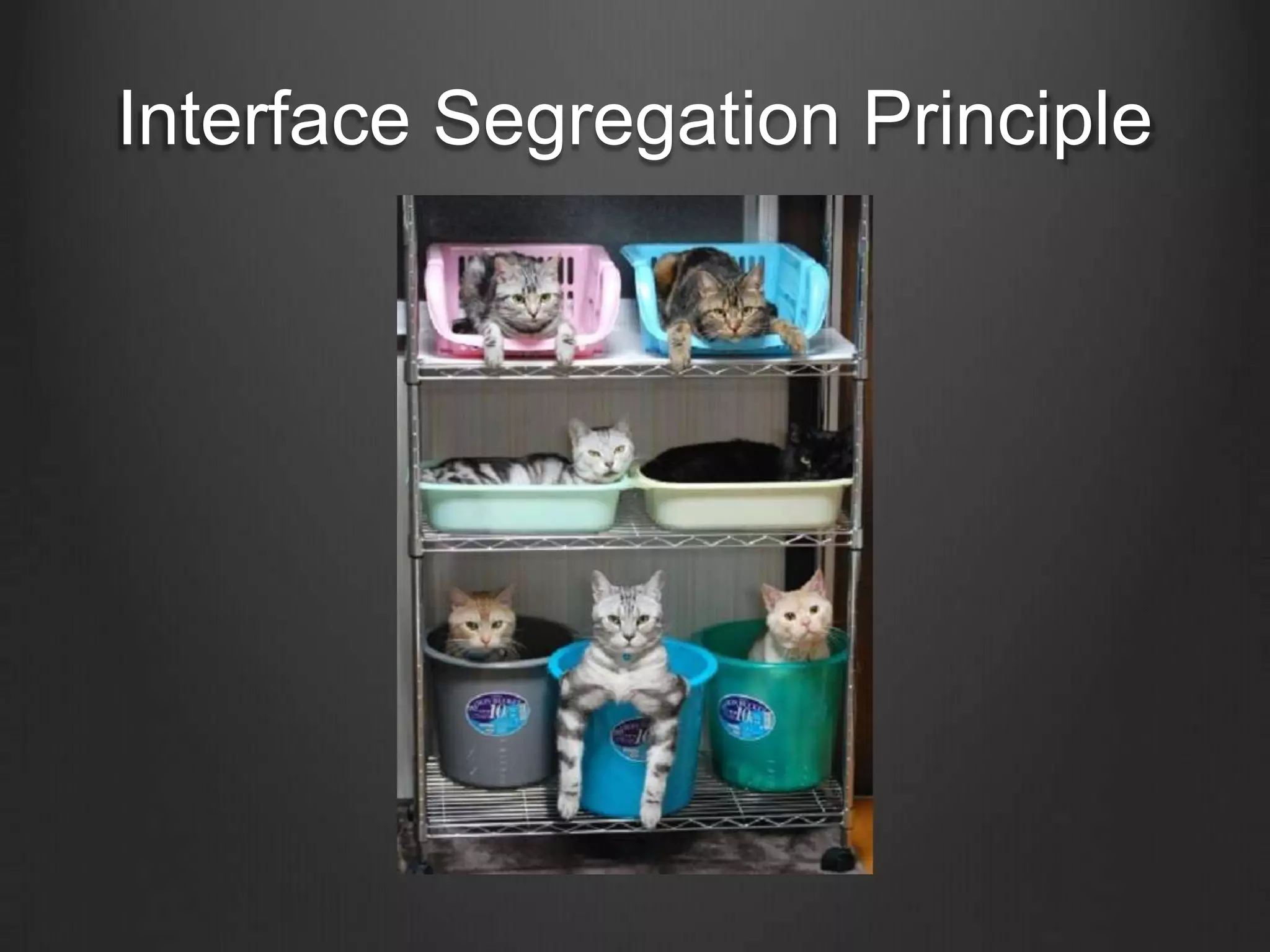 Interface Segregation Principle
 