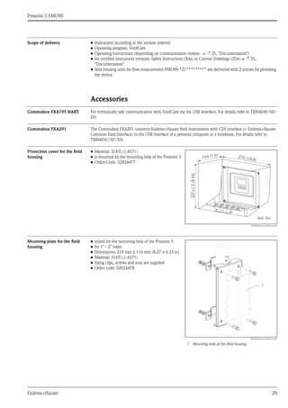Prosonic s fmu90 endress+hauser datasheet-transmitter in housing | PDF