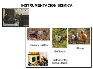 INSTRUMENTACION SISMICA 
