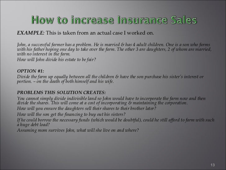 How to sell more Life Insurance