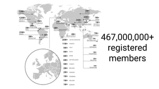 467,000,000+
registered
members
 