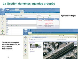 La Gestion du temps agendas groupés Géolocalisation pour optimiser ses RDV, et préparer ses déplacement Agendas Partagés 