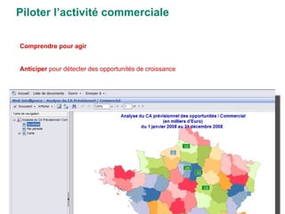 Piloter l’activité commerciale Comprendre pour agir Anticiper  pour détecter des opportunités de croissance 