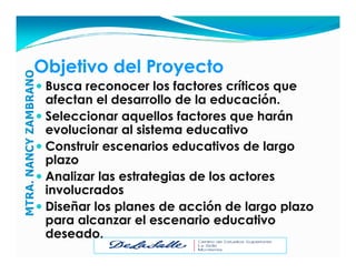 Prospectiva educativa