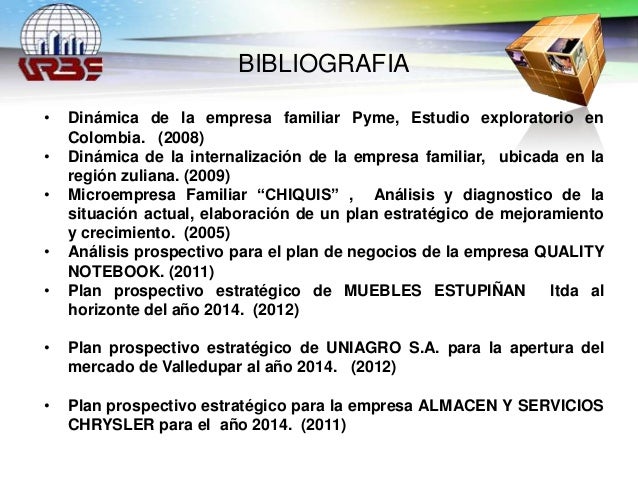 Prospectiva Organizacional Empresas Familiares Proyecto Final - 