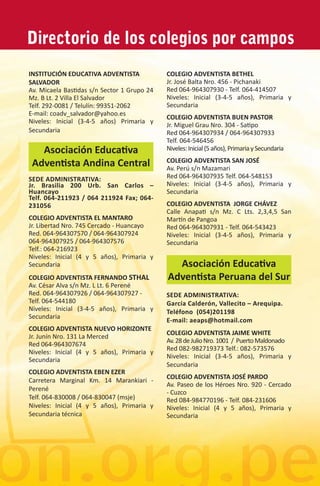 Prospecto Educativo UPSUR 2009