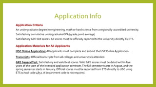University of Southern California | PPTX
