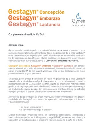 Prospecto Gynea Gestagyn 
