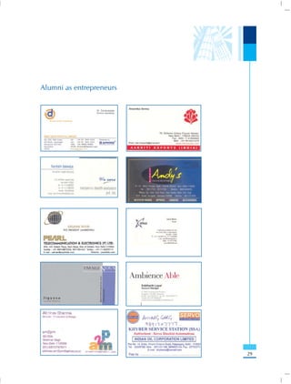 Alumni as entrepreneurs




                          29
 