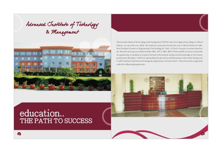 college prospectus design samples