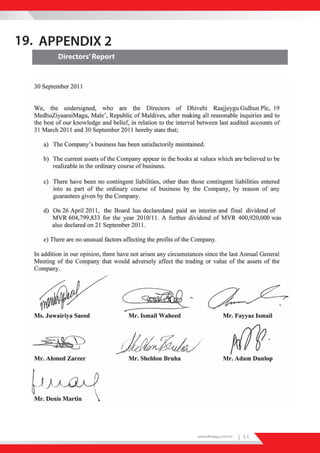 19. APPENDIX 2
      Directors’ Report




                          www.dhiraagu.com.mv   | 51
 