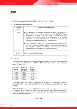 DHIRAAGU PROSPECTUS




      56 |
 