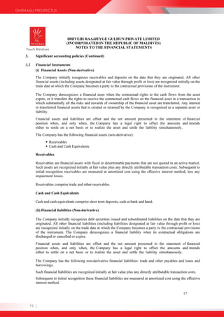 DHIRAAGU PROSPECTUS




      76 |
 