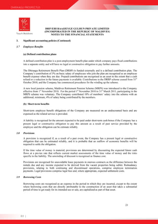 DHIRAAGU PROSPECTUS




      80 |
 