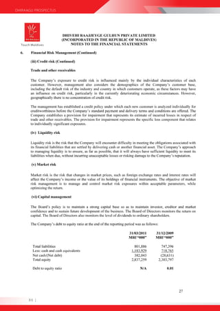 DHIRAAGU PROSPECTUS




      86 |
 