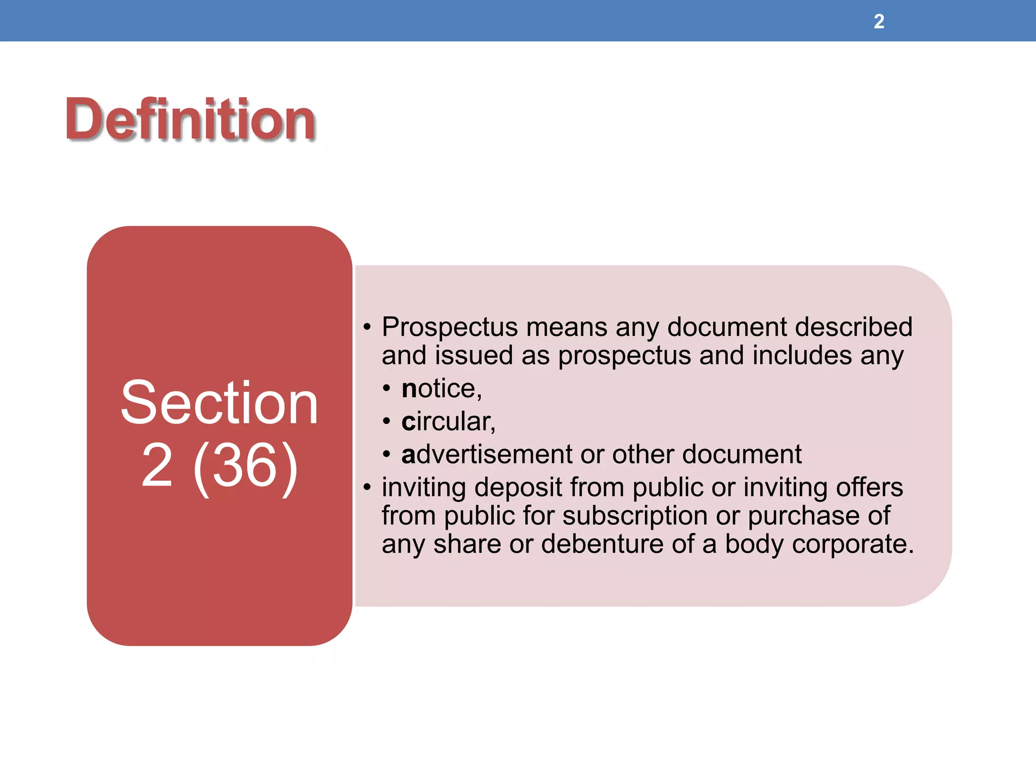 Prospectus part1 | PDF