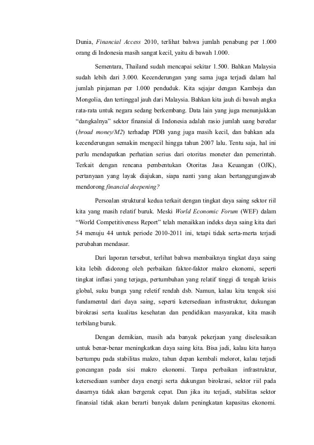 Prospek Perekonomian Indonesia 2011 Menuju Investment Grade
