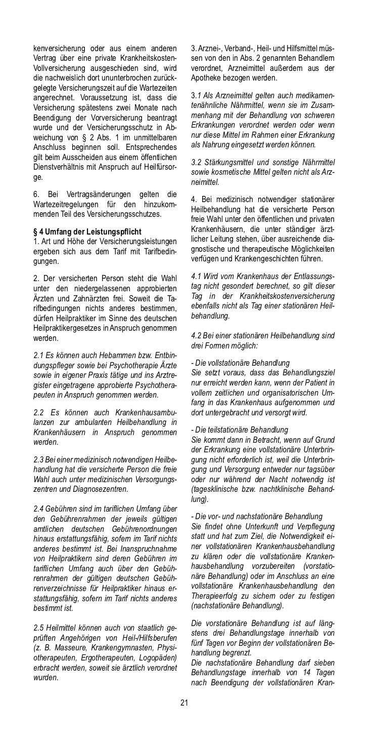 Barmenia Zahnerganzungsversicherung Tarif Zg