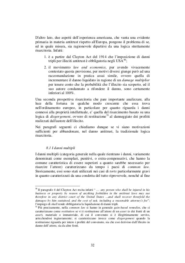 Il Risarcimento Del Danno Nel Sistema Delle Sanzioni Per Violazione D