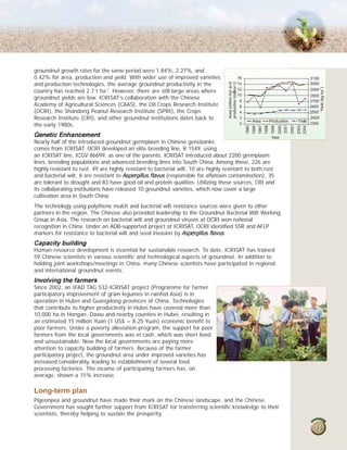 Prospering with peas and peanuts