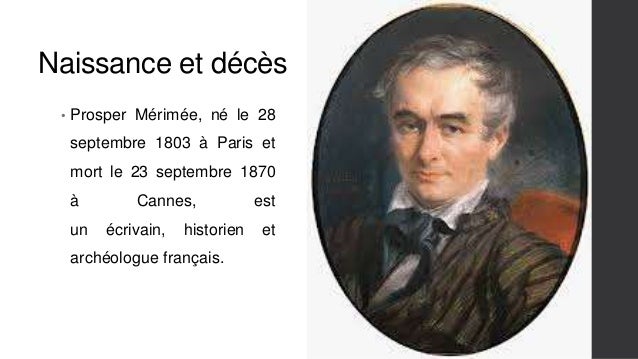 Biographie De Prosper Merimee