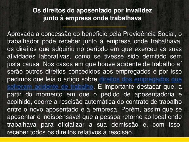 Aposentadoria por Invalidez