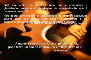 Exercícios de reforço e auto-consciência.Resultados EsperadosRetorno do investimento bem maior que num treinamento tradicional.