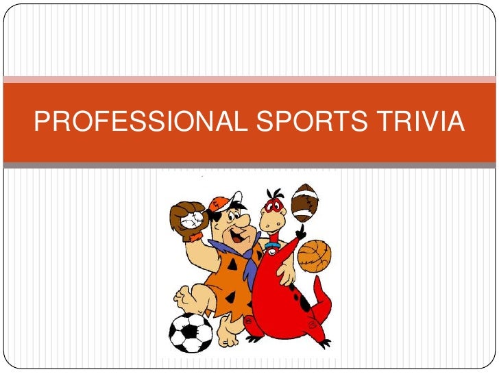 Pro Sports Trivia