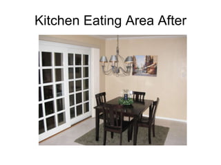 Kitchen Eating Area After 