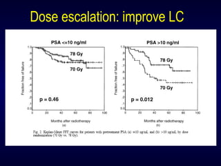 Dose escalation: improve LC
 