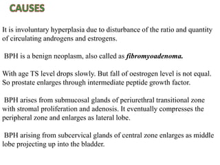 Pain, frequency, fever with chills and rigors.
Retention of urine.
Perineal heaviness, pain on defaecation.
Tender prostat...