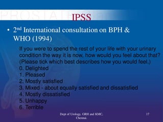 Prostate BPH- evaluation & management | PDF