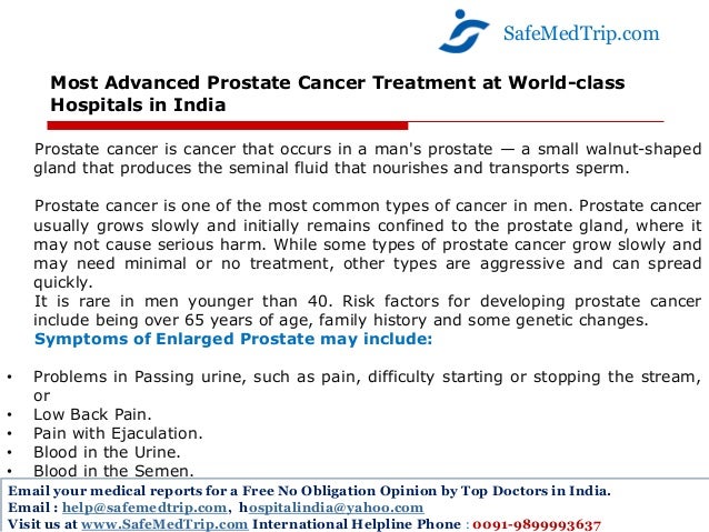 Most Advanced Prostate Cancer Treatment at Worldclass