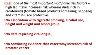 PROSTATE CANCER. a type of cancer that affects the prostate gland | PDF