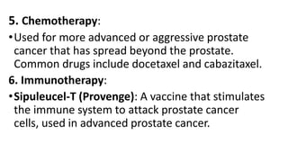 PROSTATE CANCER. a type of cancer that affects the prostate gland | PDF