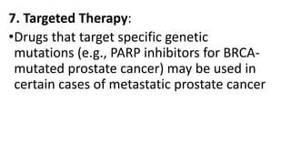 PROSTATE CANCER. a type of cancer that affects the prostate gland | PDF