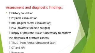 prostate cancer(cancer of the prostate gland) | PPTX