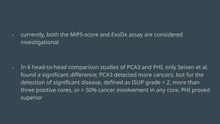 Prostate cancer biomarkers presentation .pptx