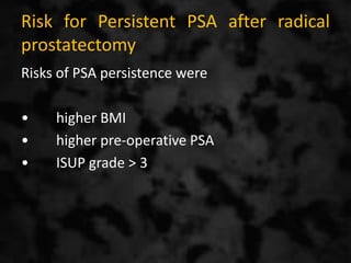 Prostate cancer Risk stratification and choice of initial treatment ...