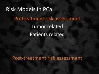 Prostate cancer Risk stratification and choice of initial treatment ...