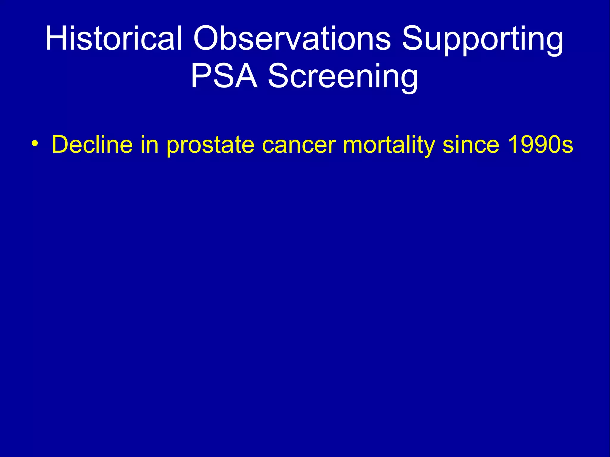 Prostate Cancer Screening | PPT