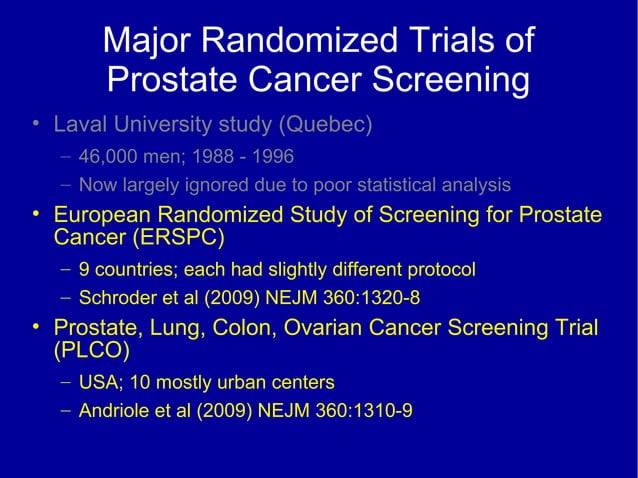 Prostate Cancer Screening | PPT