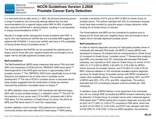 NCCN Guidelines Version 2.2026 for Prostate Cancer Early Detection and ...